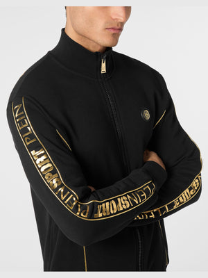 PLEIN SPORT TRACKSUIT SWEATSHIRT LAMINATED