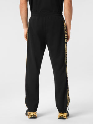 PLEIN SPORT CARGO PANTS LAMINATED