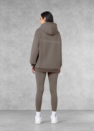 THE GIVING MOVEMENT COTTON OVERSIZED ZIP HOODIE
