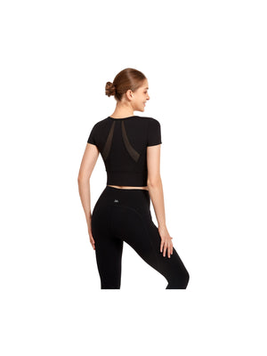 YVETTE CROPPED T-SHIRT FLORA