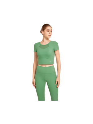 YVETTE CROPPED T-SHIRT FLORA