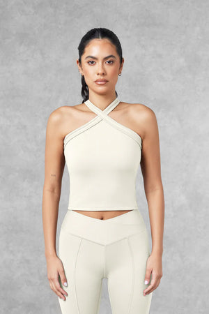 THE GIVING MOVEMENT SOFTSKIN HALTER NECK TOP