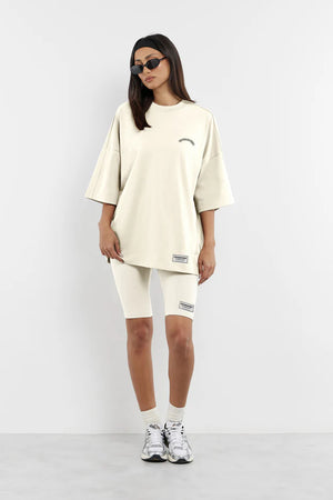 THE GIVING MOVEMENT SOFTSKIN MOTIVATION PRINT OVERSIZED T-SHIRT