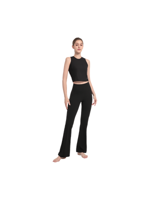 YVETTE RIB FLARED PANT