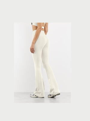 THE GIVING MOVEMENT SOFTSKIN FLARED FRONT SPLIT LEGGING- REGULAR