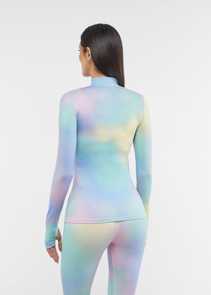 THE GIVING MOVEMENT SOFTSKIN CANDYFLOSS PRINT ZIP JACKET