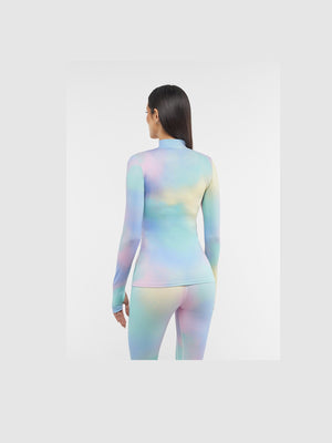 THE GIVING MOVEMENT SOFTSKIN CANDYFLOSS PRINT ZIP JACKET