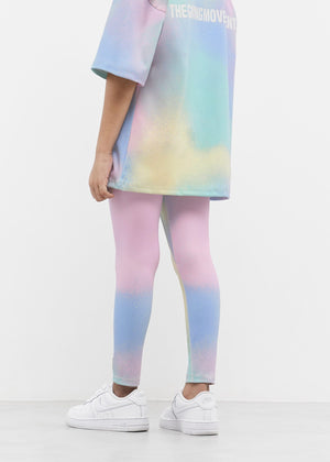 THE GIVING MOVEMENT KIDS SOFTKSIN CANDYFLOSS PRINT LEGGINGS