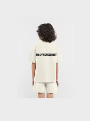 THE GIVING MOVEMENT KIDS COTTON JERSEY OVERSIZED T- SHIRT