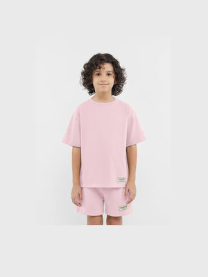THE GIVING MOVEMENT KIDS COTTON JERSEY OVERSIZED T- SHIRT