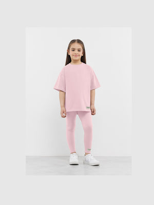THE GIVING MOVEMENT KIDS COTTON JERSEY OVERSIZED T- SHIRT