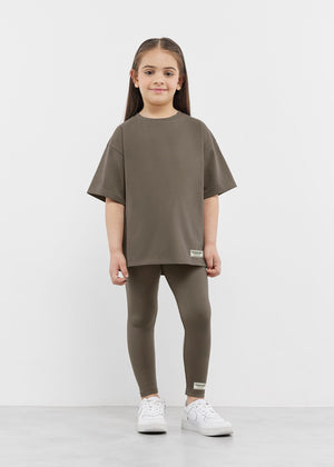 THE GIVING MOVEMENT KIDS COTTON JERSEY OVERSIZED T- SHIRT
