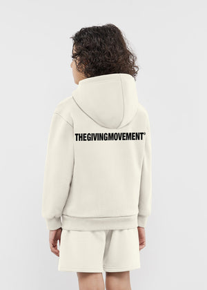 THE GIVING MOVEMENT KIDS COTTON ZIP HOODIE