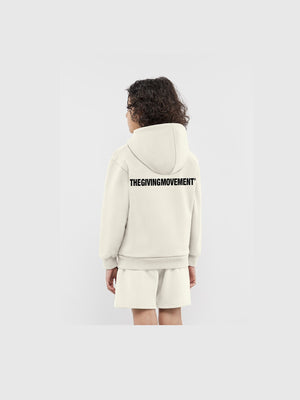 THE GIVING MOVEMENT KIDS COTTON ZIP HOODIE