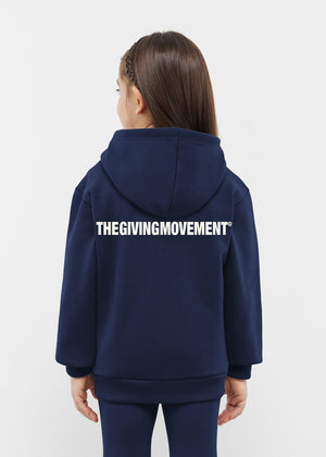 THE GIVING MOVEMENT KIDS COTTON ZIP HOODIE