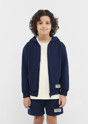 THE GIVING MOVEMENT KIDS COTTON ZIP HOODIE
