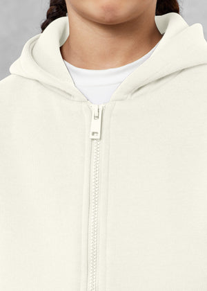 THE GIVING MOVEMENT KIDS COTTON ZIP HOODIE