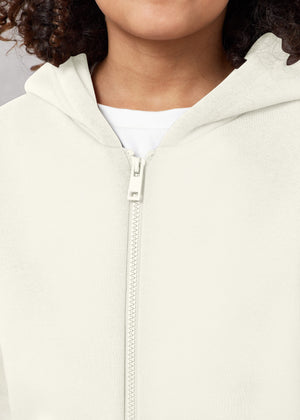 THE GIVING MOVEMENT KIDS COTTON ZIP HOODIE