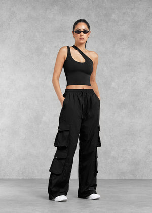 THE GIVING MOVEMENT SOFTSKIN ASYMMETRIC VEST
