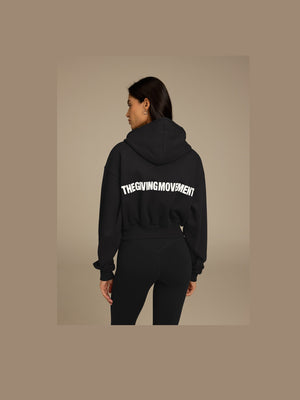 THE GIVING MOVEMENT BATWING ZIP SLEEVE HOODIE