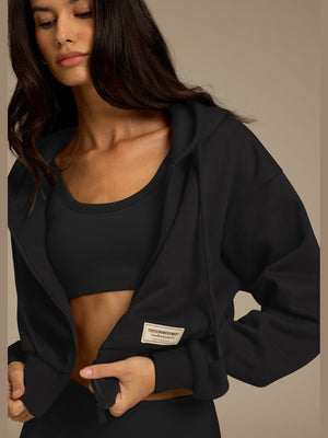 THE GIVING MOVEMENT BATWING ZIP SLEEVE HOODIE