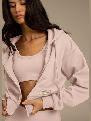 THE GIVING MOVEMENT BATWING ZIP SLEEVE HOODIE