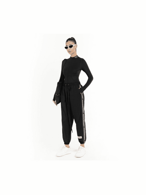 THE GIVING MOVEMENT RECYCLED NYLON JOGGER WITH BRANDED ELASTIC- REGULAR