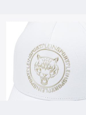 PLEIN SPORT BASEBALL CAP CARBON TIGER