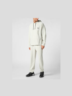 PLEIN SPORT TECHNICAL OVERSIZE HOODIE SWEATSHIRT LS