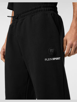 PLEIN SPORT LOOSE FIT JOGGING PANTS SCRATCH
