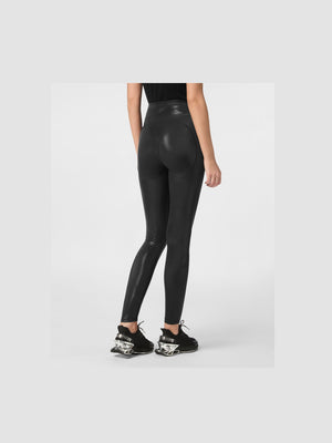 PLEIN SPORT OVERLOCK PUSH UP LEGGINGS SCRATCH