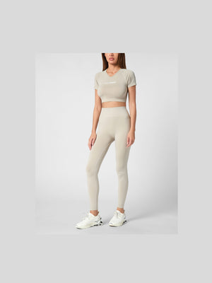 PLEIN SPORT SEAMLESS SPORT LEGGINGS LOGO