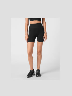 PLEIN SPORT SEAMLESS MICRO BIKER SHORTS LOGO
