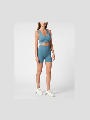 PLEIN SPORT SEAMLESS MICRO BIKER SHORTS LOGO
