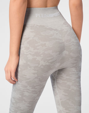 PLEIN SPORT SEAMLESS SPORT LEGGINGS CAMOUFLAGE