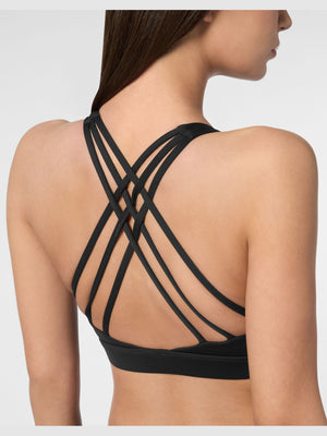 PLEIN SPORT SILKY SOFT PIPING PUSH UP BRA