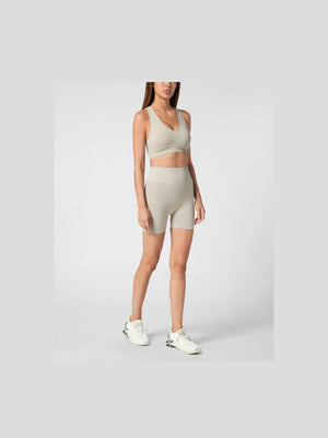 PLEIN SPORT SEAMLESS WIDE STRAPS SPORT BRA LOGO