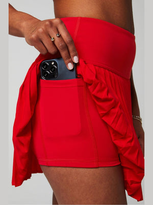FABLETICS HOT SHOT PLEATED CLASSIC MINI SKIRT