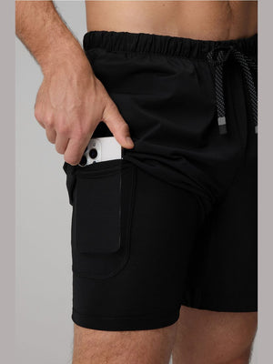 FABLETICS THE 7 O2 RUN SHORT (LINED)