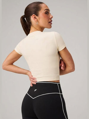FABLETICS CLASSIC COTTON CROPPED BABY TEE