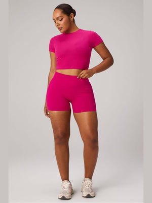 FABLETICS CLASSIC COTTON CROPPED BABY TEE