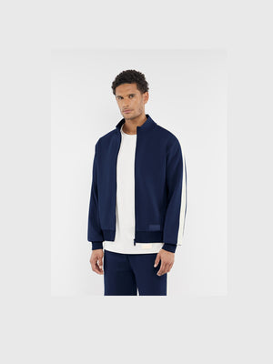 THE GIVING MOVEMENT EMBOSSED CONTRAST PANEL TRACK JACKET