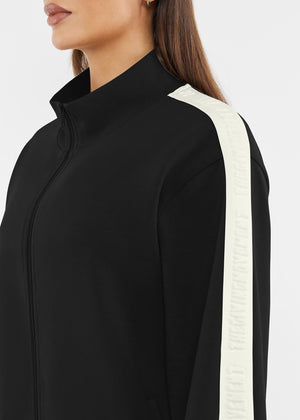 THE GIVING MOVEMENT EMBOSSED CONTRAST PANEL TRACK JACKET