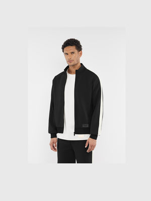 THE GIVING MOVEMENT EMBOSSED CONTRAST PANEL TRACK JACKET