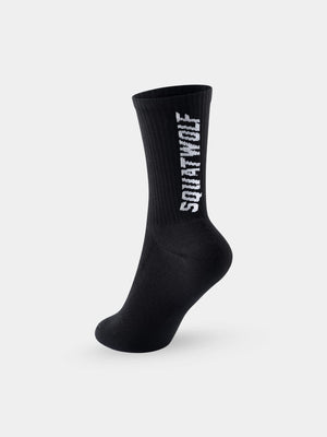 SQUATWOLF WORDMARK CREW SOCKS 3PK