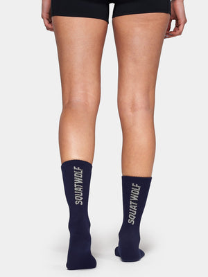 SQUATWOLF WORDMARK CREW SOCKS 3PK