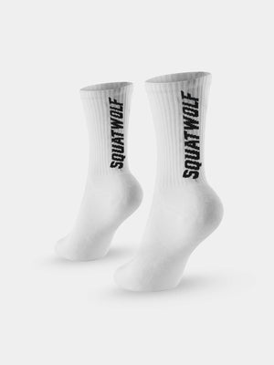 SQUATWOLF WORDMARK CREW SOCKS 3PK