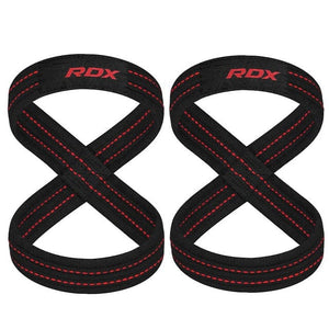 RDX GYM LIFTING COTTON 8 STRAPS GRAY-L