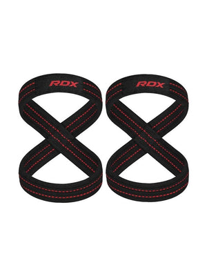 RDX GYM LIFTING COTTON 8 STRAPS GRAY-L