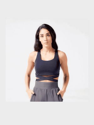 SQUATWOLF CORE RIBBED BRA TOP